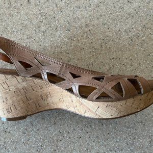 Women's Nicole cork heels size 10